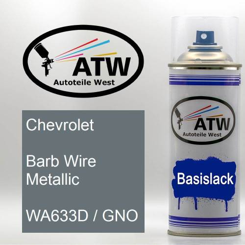 Chevrolet, Barb Wire Metallic, WA633D / GNO: 400ml Sprühdose, von ATW Autoteile West.